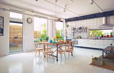 loft kitchen