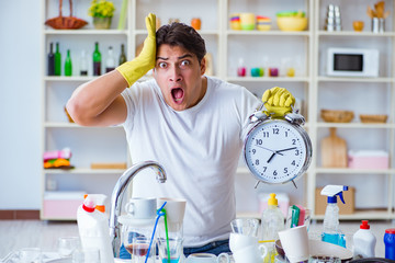 Man failing to meet the deadlines of housekeeping job