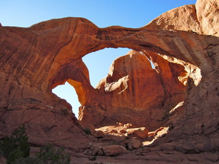 Double arch , arches national park , USA