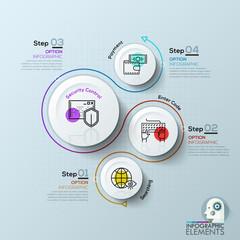 Vector elements for infographic.