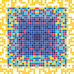 Fototapeta premium Abstract seamless background tile squares. Floor and wall coverings.