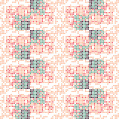 Abstract seamless background tile squares. Floor and wall coverings.