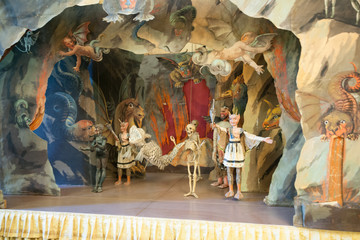 Inneres des Palastes der Isola Bella (Lago Maggiore)