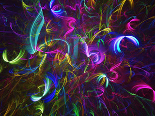 Abstract fractal background
