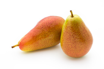 Pears isolated on the white background.
