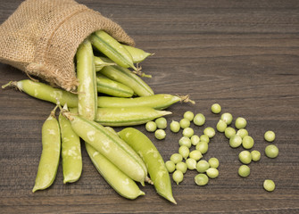 
Pea, (Pisum sativum)
