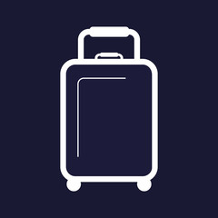 Vector luggage icon.
