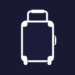 Vector baggage icon. luggage illustration.