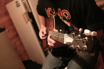 Acoustic Guitar player