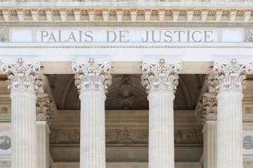 Palais of justice in France