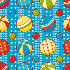 Child toy seamless pattern. Design element 