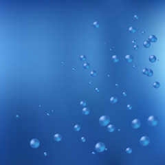 Water concept abstract background 3d effect drops02