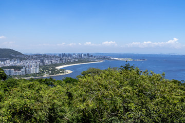 Obraz premium Guanabara Bay and Flamengo beach view