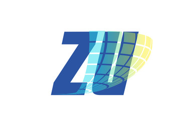 ZU Initial Logo for your startup venture