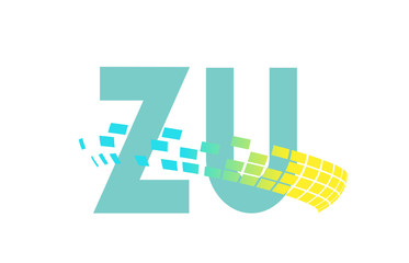 ZU Initial Logo for your startup venture