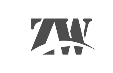 ZW Initial Logo for your startup venture
