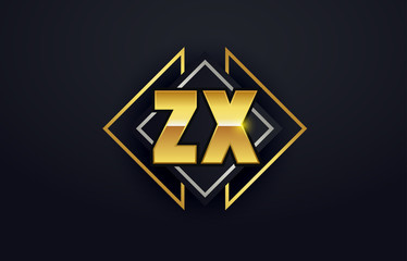 ZX Initial Logo for your startup venture