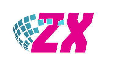 ZX Initial Logo for your startup venture