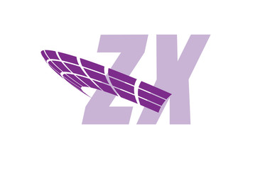 ZX Initial Logo for your startup venture