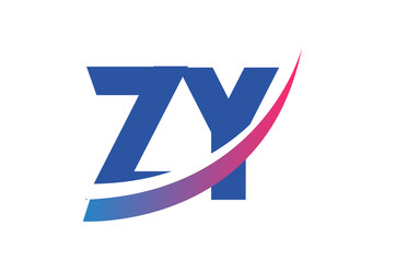 ZY Initial Logo for your startup venture