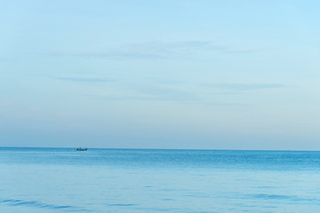 Obraz premium Empty sea and sky