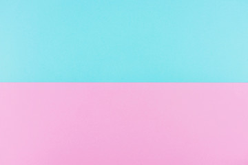 Blue paper background with pink