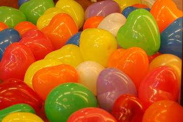 Rubber Balloons Filled With Gas
