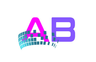 AB Initial Logo for your startup venture