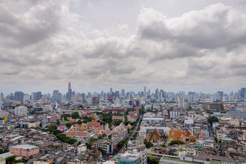 Fototapeta na wymiar view of Bangkok city, Thailand
