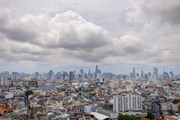 Fototapeta premium widok na miasto Bangkok, Tajlandia