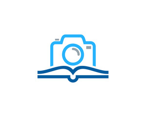 Photo Book Icon Logo Design Element