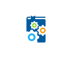 Tool Book Icon Logo Design Element