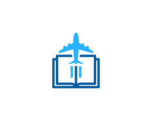 Trip Book Icon Logo Design Element