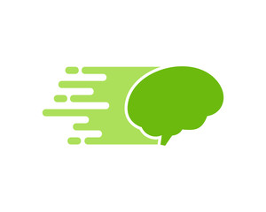 Mind Delivery Icon Logo Design Element