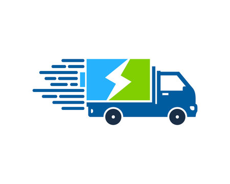 Power Delivery Icon Logo Design Element