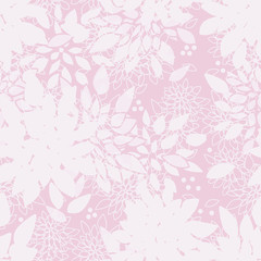 Fototapeta na wymiar Seamless floral simple cute pattern