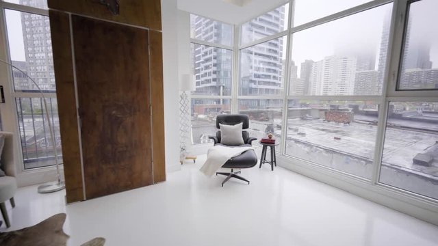 inside modern condo in downtown toronto