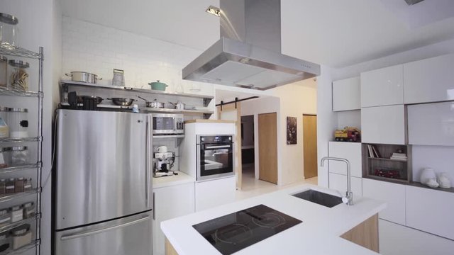 inside modern condo in downtown toronto