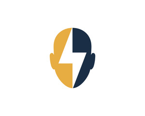 Human Power Icon Logo Design Element