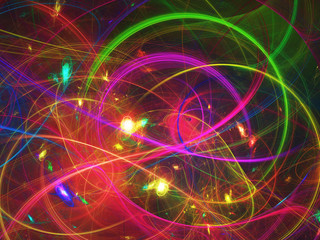 Abstract fractal background