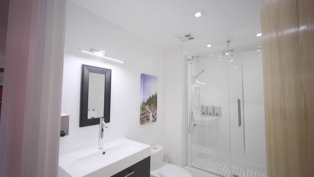 inside modern condo in downtown toronto