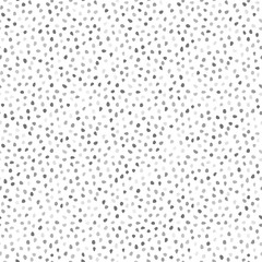 Seamless background with random gray elements. Tileable ornament. Dotted abstract pattern