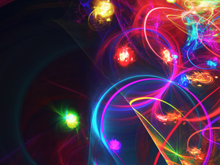 Abstract fractal background