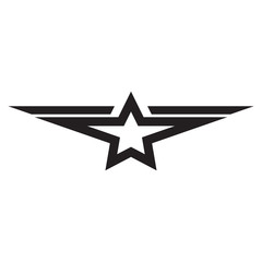 star wing logo vector