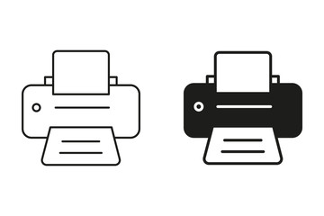 Printer vector icon.