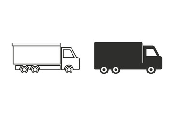 Truck vector icon.