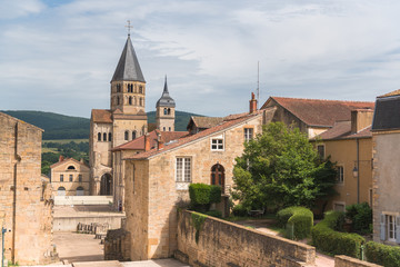 Fototapeta na wymiar Cluny abbey in France, Burgundy