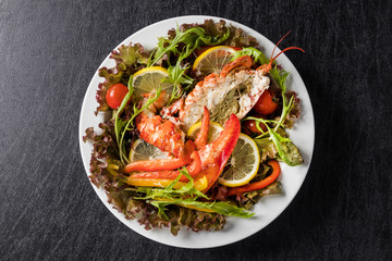 ロブスターのシーフードサラダ　Lobster 's fresh salad5