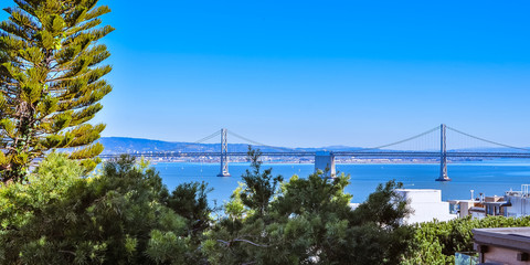 Western section of San Francisco-Oakland Bay Bridge - San Francisco, CA