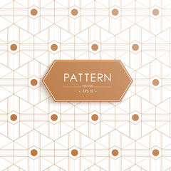 Vector Seamless geometric Pattern Abstract Background